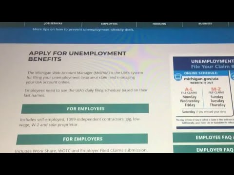 Michigan Gov. Whitmer extends unemployment benefits until end of year