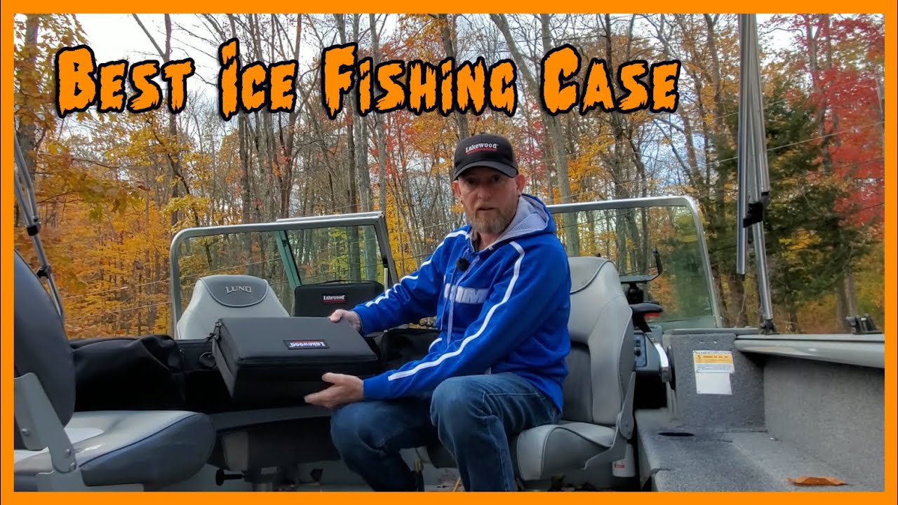 Best NEW Ice Fishing Rod and Tackle Case 