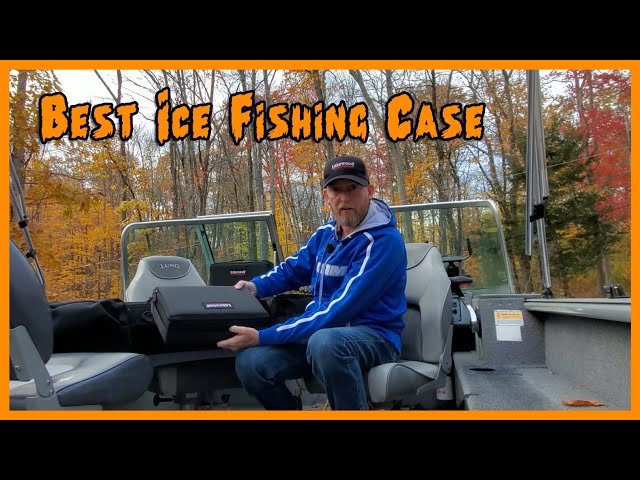 Best NEW Ice Fishing Rod and Tackle Case 