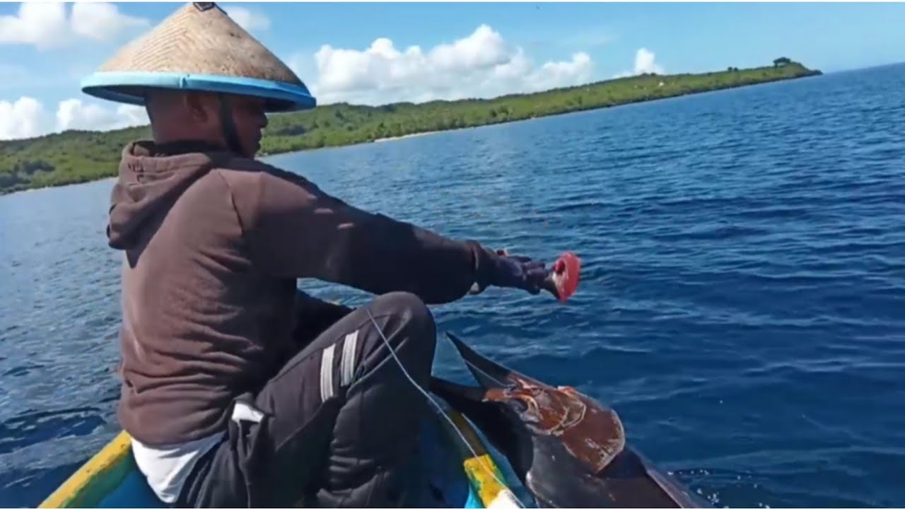 Teknik handline|| mancing ikan layaran/Marlin,cukup buka insang saja,ikan langsung lemas#umpanhidup