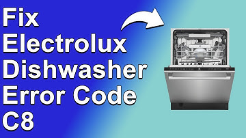 Electrolux Dishwasher Error Code C8 (Rinse Pump Problem - How To Fix Error Code C8)