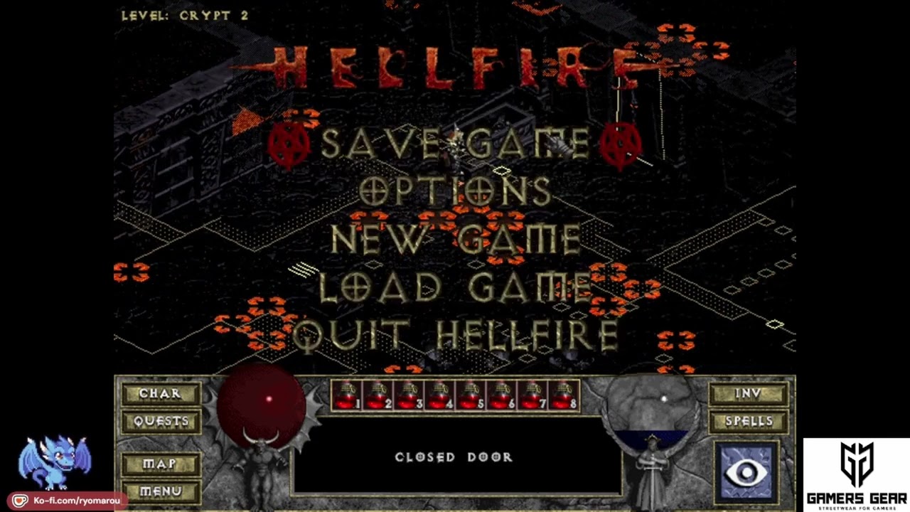 Diablo Hellfire - Playthrough Part 22 - Crypta 2 (Schwierigkeitsgrad Hell)