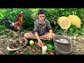 Finally Recipe &amp; Mukbang | Forest local Roast Chicken with Rice Bear 🍺 ( non-alcoholic ) | Chilli 🌶️