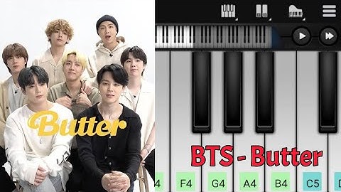 BUTTER - BTS | Easy Piano Tutorial