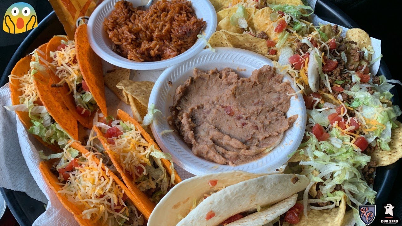 Taco Bell Home Kit Review Old El Paso Nacho Cheese Taco Shells YouTube