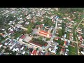 Quynh Trang Parish Church Viewed From A Height Of 80 Meters