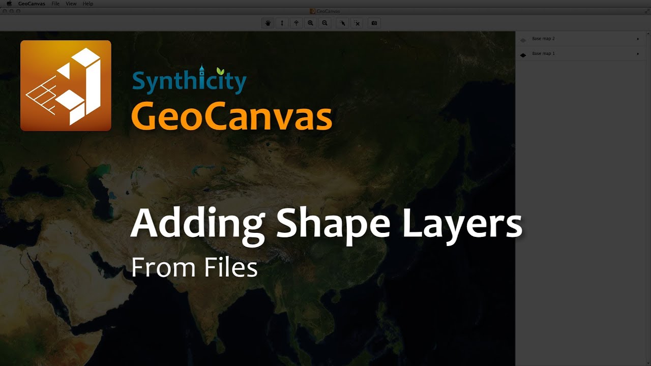 GeoCanvas Tutorial - Adding Shape Layers From Files