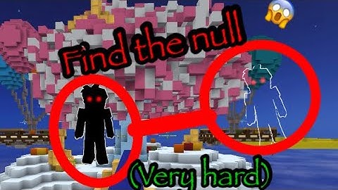 Find the null in bedwars blockman go (very hard)