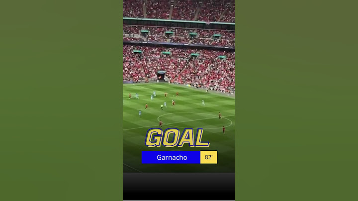 Garnacho 82' min GOAL! Manchester City v Manchester United 1(7)-1(6) Highlights: Garnacho, Silva