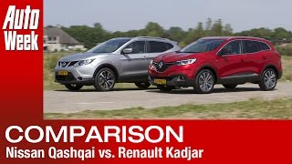 Dubbeltest Nissan Qashqai vs. Renault Kadjar