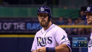 TOR@TB: Souza Jr. ties the game with a single in 8th