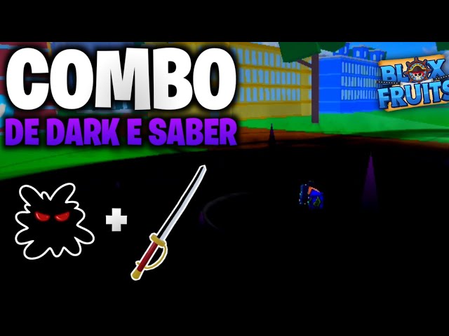 MELHOR COMBO MOBILE DE DARK E SABER NO BLOX FRUITS 