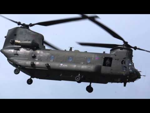 Amazingly agile  Helicopter; Boeing CH-47 Chinook