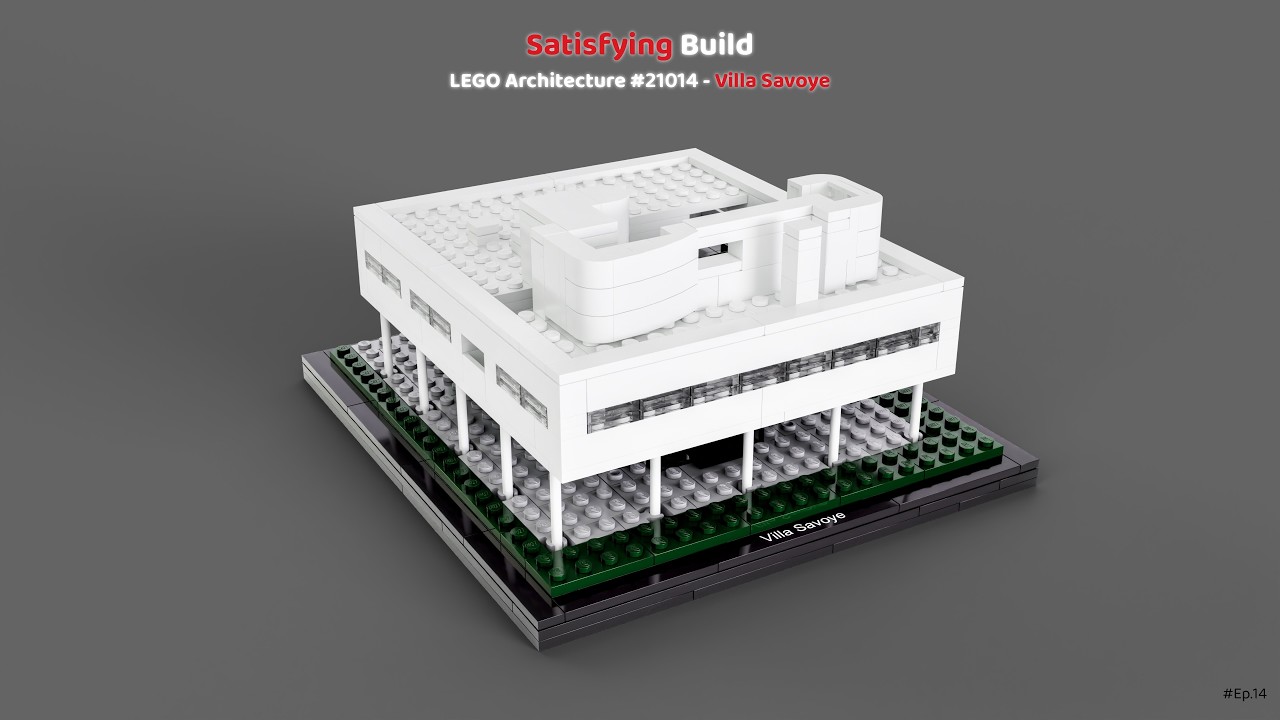 Satisfying Digital Build Architecture Series #14 - LEGO 21014 