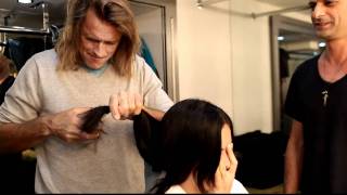 Adriana Lima gets a &#39;Russell James Salon&#39; Haircut [HD]