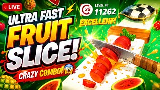 Perfect Slice But Super Fast ⚡🫛🌶️🥒🍠🥔🍆