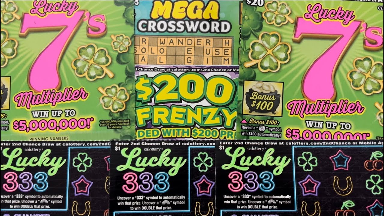 $200 Frenzy Mega Crossword Lucky 7s Lucky 333 YouTube $200 Frenzy Mega Crossword Lucky 7s Lucky 333 YouTube
