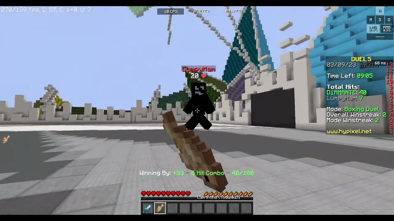 Minecraft Boxing Combotage