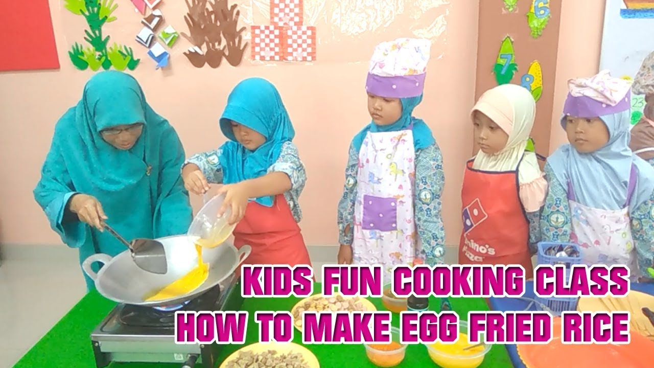 Kids Fun Cooking Class | How to Make Fried Rice for Children | BIM ...