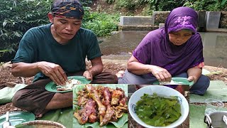 Laos muda ayam kampung  sayur bening cakra cikri
