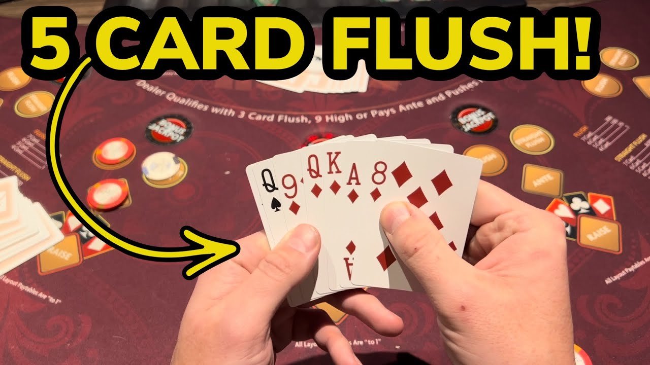 5 CARD FLUSH!  TABLE MAX!