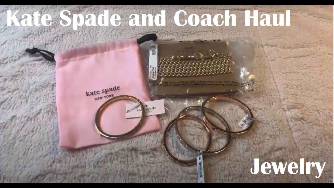 Kate Spade and Coach - Jewelry Haul with RaqReview - YouTube