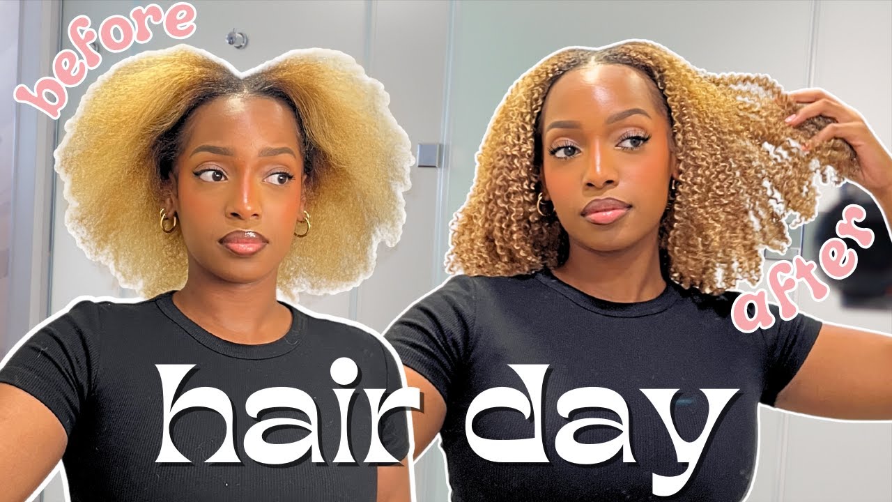 Easy 15 MIN Natural Hair Style | DRY to JUICY & DEFINED WASH & GO ...