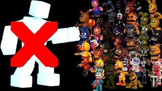 Fnaf World - Scott Cawthon Boss Battle With Neon Wall And Level 1S Only