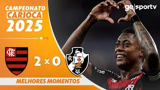 Thumbnail for FLAMENGO 2 X 0 VASCO | MELHORES MOMENTOS | 10ª RODADA CAMPEONATO CARIOCA 2025 | ge.globo