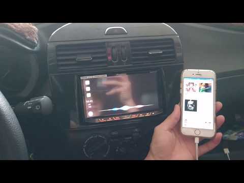PIONEER先鋒8850BT,連接APPLE I-PHONE 6 CARPLAY示範