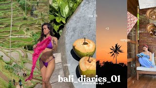 BALI  diaries 01 ⊹˙ primeras horas aquí !! adaptándonos a la isla, explorando y celebrando mis 25