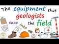 Geologist's Field Equipment Quiz