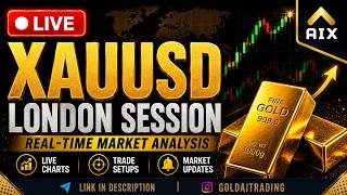 🔴 XAUUSD LIVE London Session | Real-Time Gold Trading & Sniper Entries