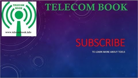 HOW TO MAKE CELL FILE FOR TEMS