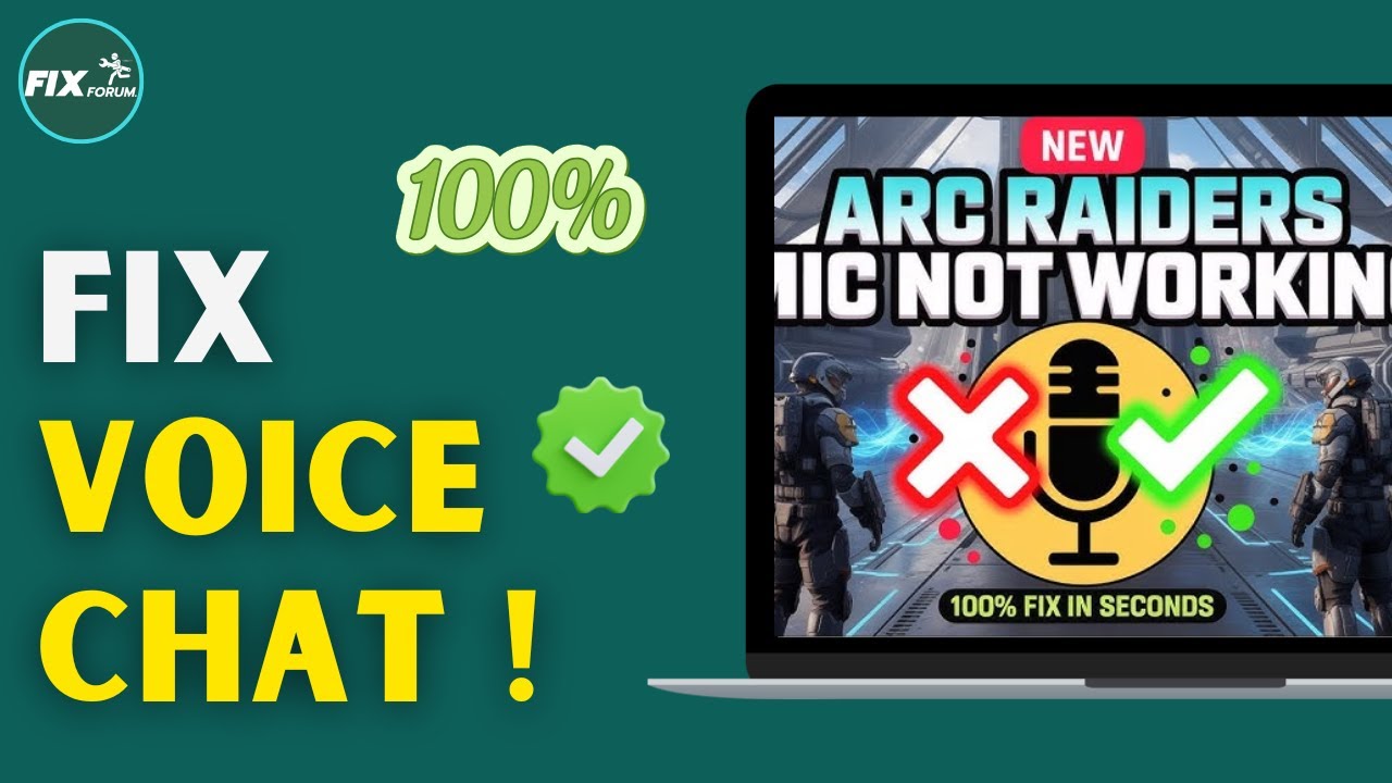 How To Fix Arc Raiders Voice Chat Not Working | Mic & Audio Fix 2025 ...