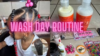 Toddler Wash Day Routine | Wash Day Routine | Realistic Wash & Styling Routine