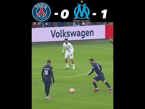 Paris Saint-Germain vs Olympique de Marseille quarter finals of the French Cup 🔥🇫🇷 || #shorts