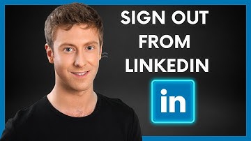 How to sign out from linkedin