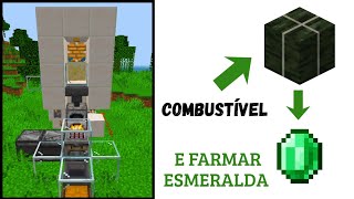 Farm De Bloco De Algas Secas Farm De Esmeralda - Aprenda Como Fazer No Minecraft Bedrock 26.3