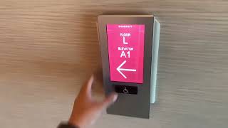 To MrEpicElevator: OTIS Compass Plus High-Rise Elevators @ Manchester Grand Hyatt Harbor Tower. Modernized 1992 Otis Compass Traction Elevators At Grand Hyatt Harbor Tower San Diego Ca