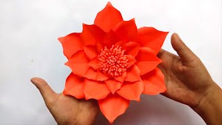 DIY Paper Flowers Wedding - Paper Flower Backdrop Free Templates - Paper Crafts - Home Decor