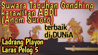 Download Lagu Karawitan Ki ANOM SUROTO (ABDi lawas) GeNdiNGe PENAK banget- Ladrang Playon laras Pelog 5, klenengan MP3