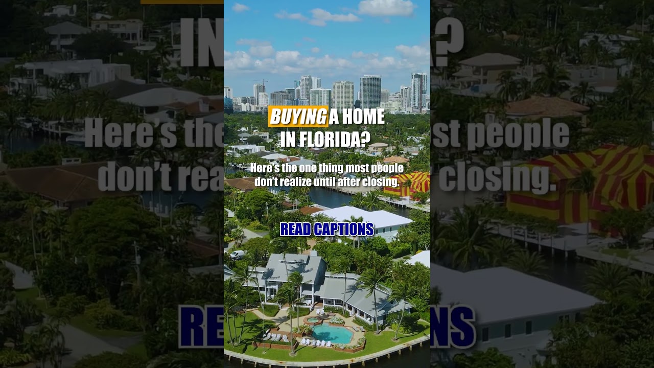 What You Don't Realize About Buying a Home in Florida