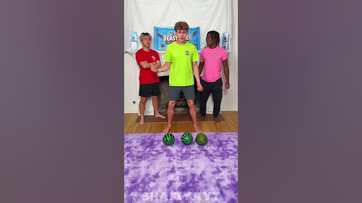 Guess The REAL Watermelon With Zhong...