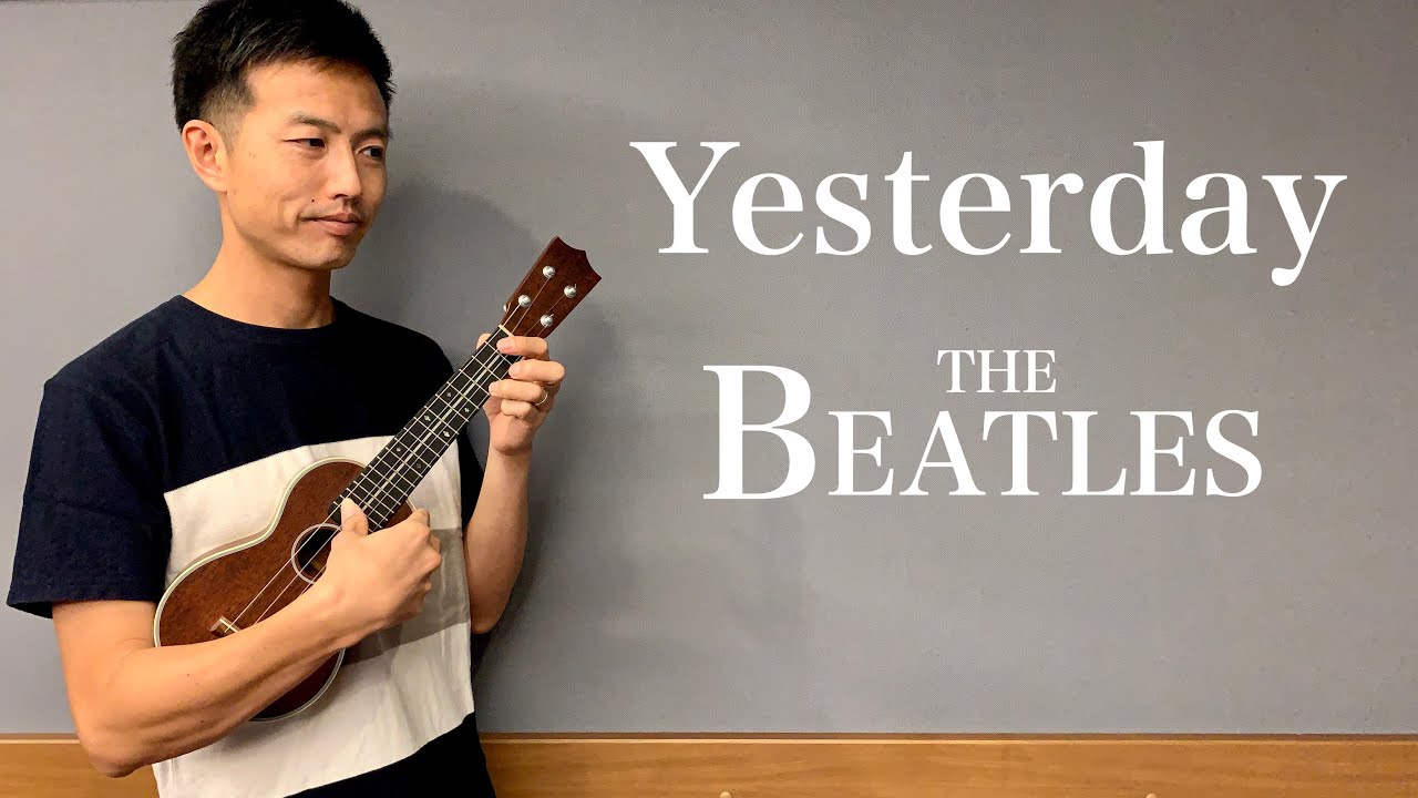 ビートルズのウクレレ 歌詞付き】Let it be - The Beatles / ソロウクレレカバー - YouTube
