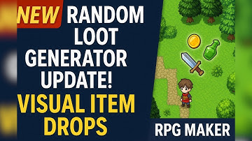 RPG Maker Devs Need This! Visual Item Drop System + Random Loot Generator Update