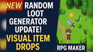 RPG Maker Devs Need This! Visual Item Drop System + Random Loot Generator Update