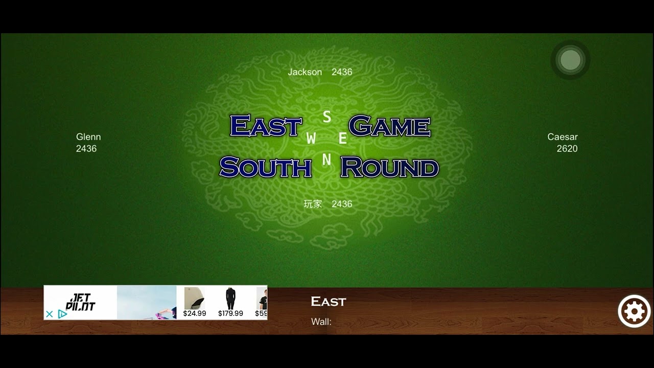 8. Mahjong Min. 3 Fans 