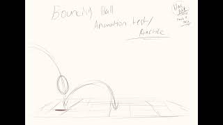 Day 1 of Animation Practice: Bouncing Ball