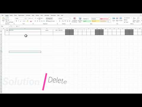 microsoft excel cannot insert new cells because it would push non-empty cells off